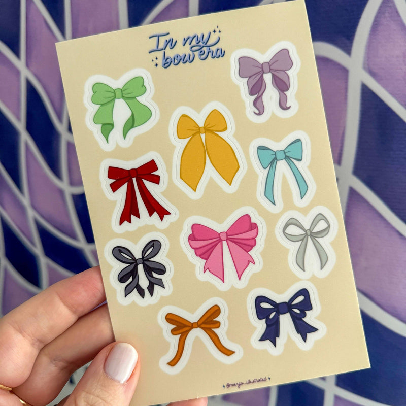 Eras Bows sticker sheet