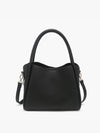 Black Sasha Satchel Bag (3 compartments)