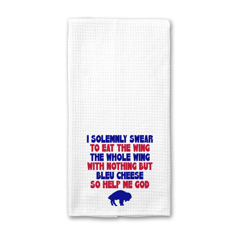 Eat The Wing Waffle Weave Towel 