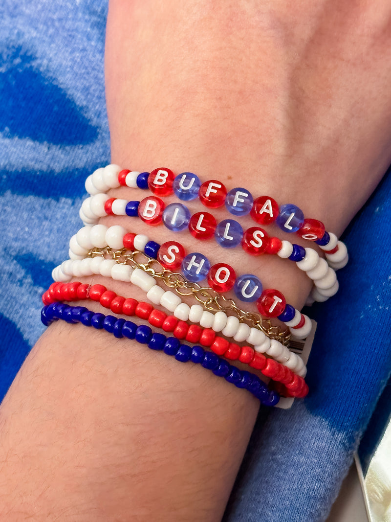 Bills Assorted Beaded Bracelets