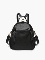 Lillia Black Convertible Backpack