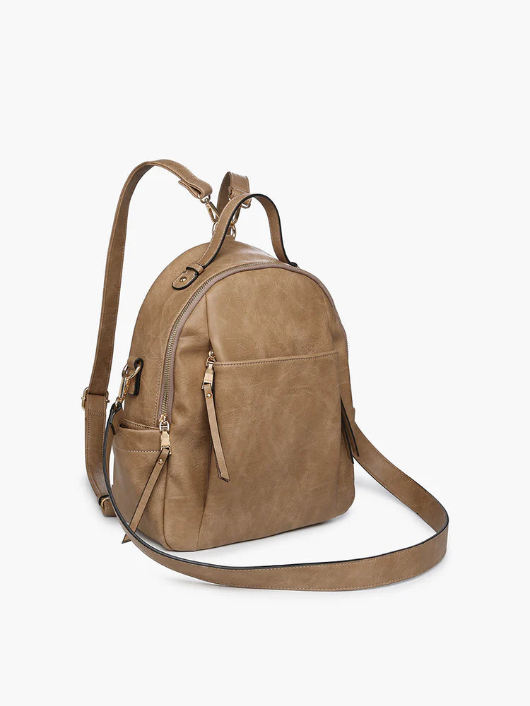 Lillia Black Convertible Backpack