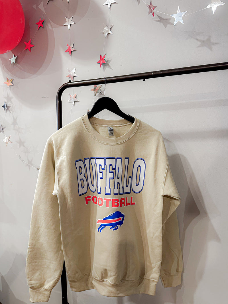 Buffalo Football Sand Sweatshirt