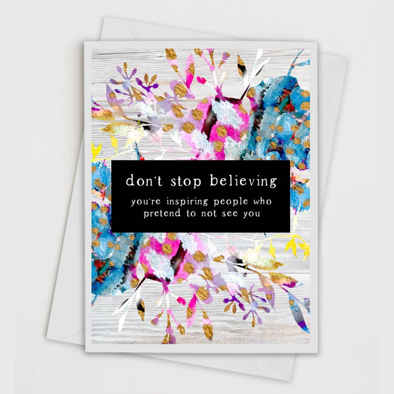 Don’t Stop Believing Card