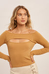 Mustard Front Cut Out Cami