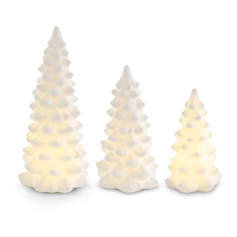 White LED Porcelain Trees