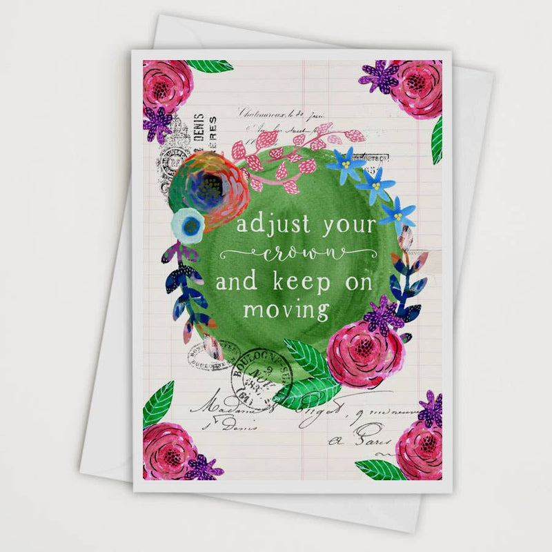 Adjust Your Crown Greeting Card/Art Print Card
