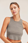 Cropped Racer Back Cami