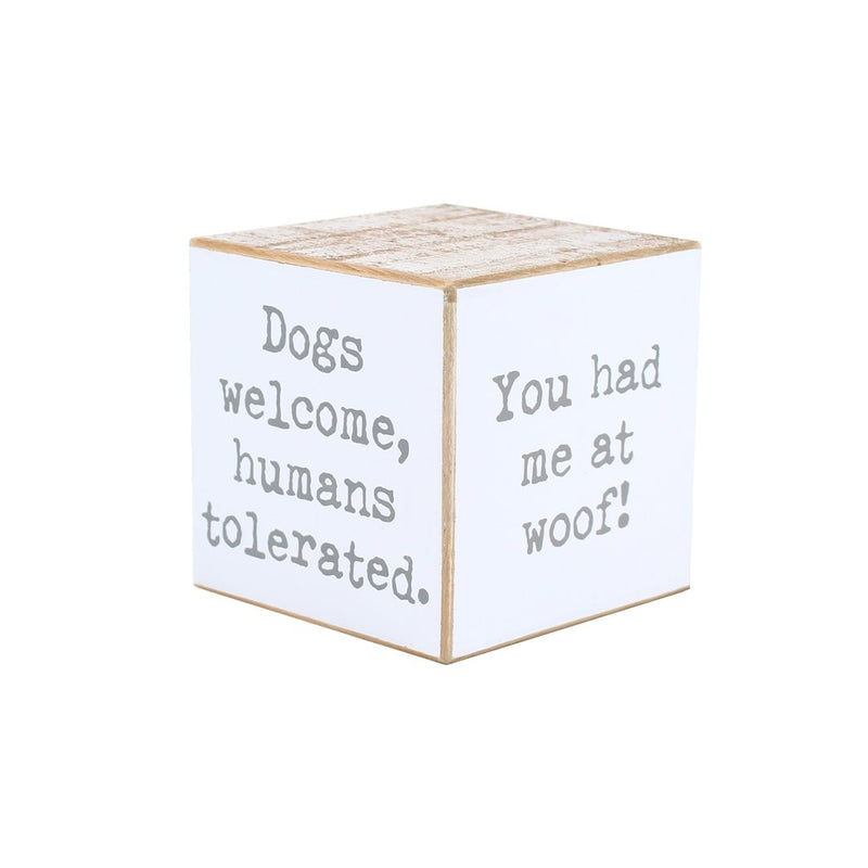 Dogs Saying 4-Sided Cube