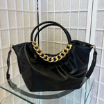 Medium Tote Bag With Gold Chain