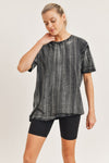 Bleach-Washed T-Shirt (Unisex)