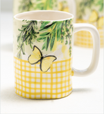 Yellow Butterfly Mug - Hill Country Collection