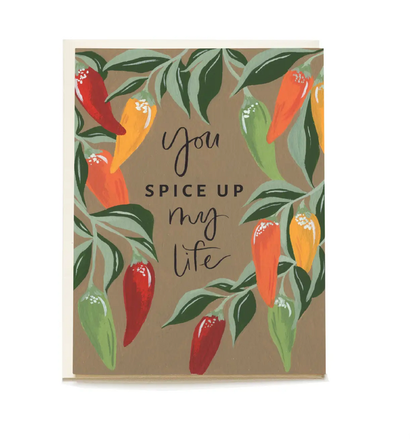 You Spice Up My Life Greeting Card