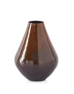 Brown & Burgundy Metal Vases (3 Sizes)