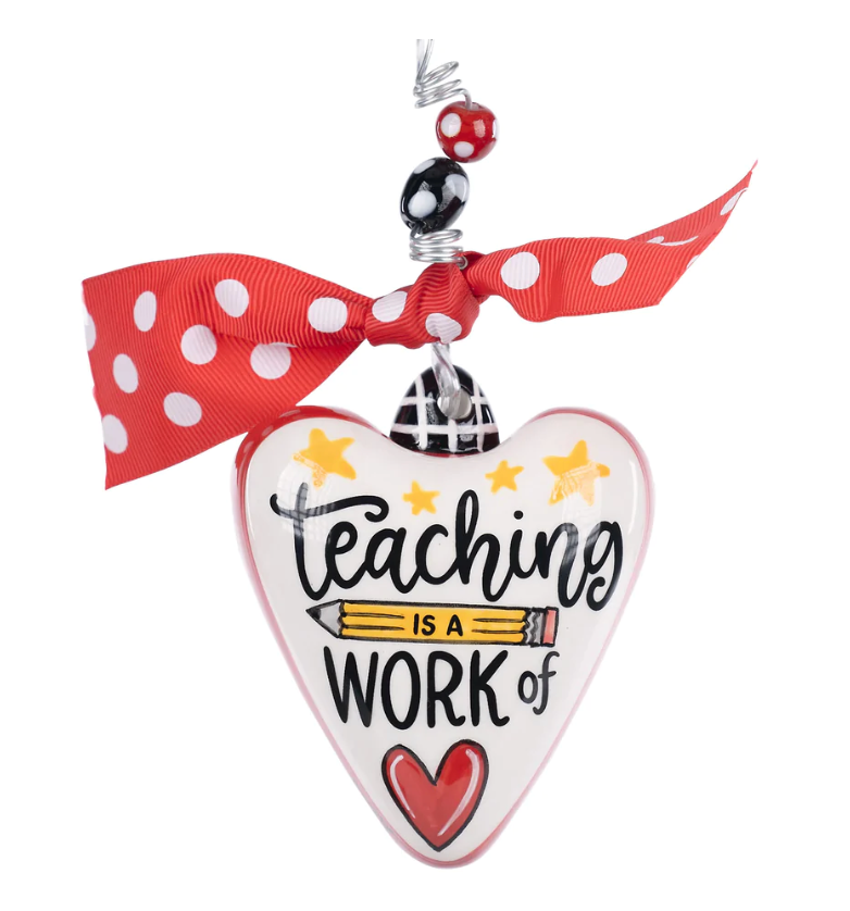 Teaching Heart Ornament
