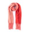 Red Boucle Scarf