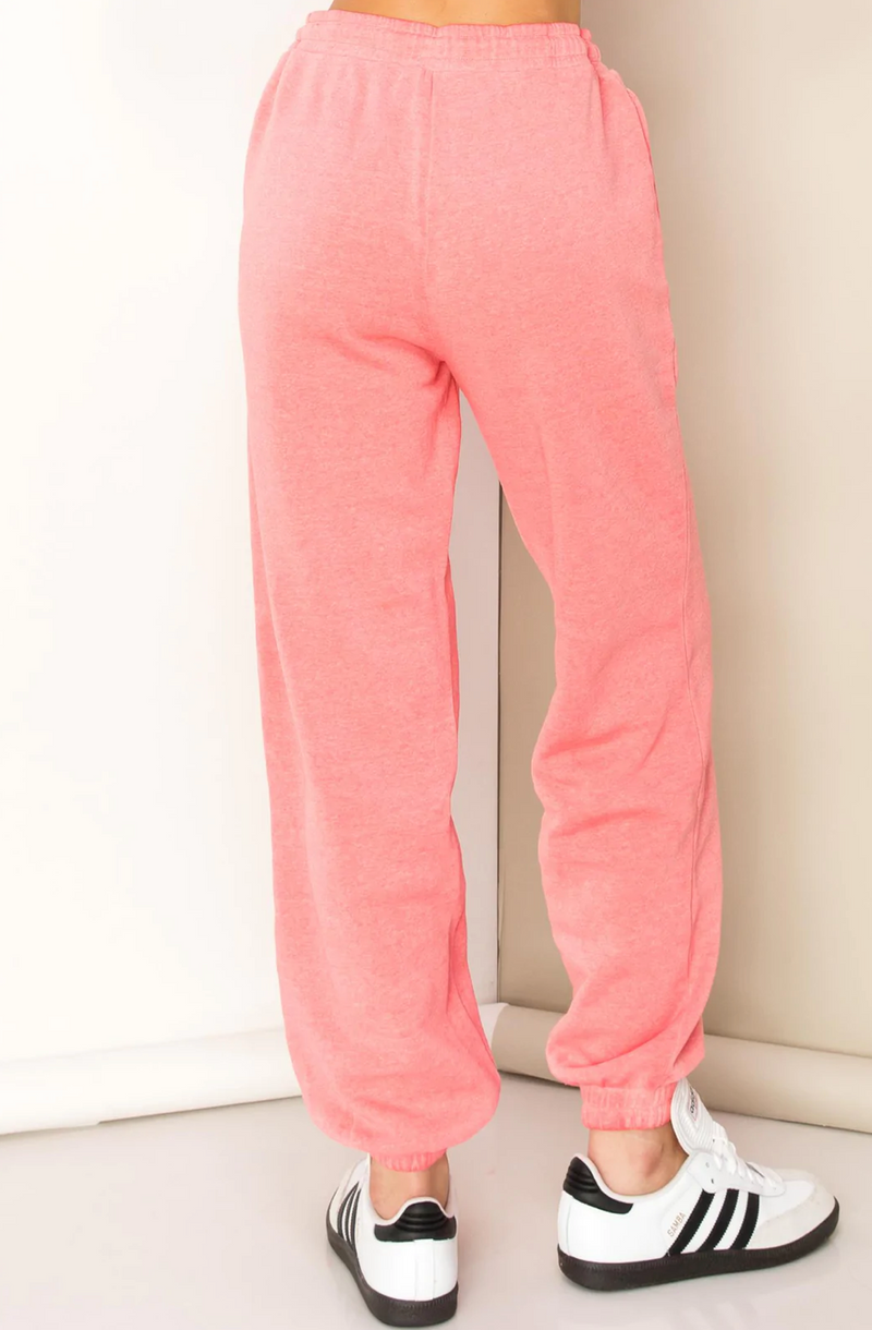 Coral Lounge Joggers