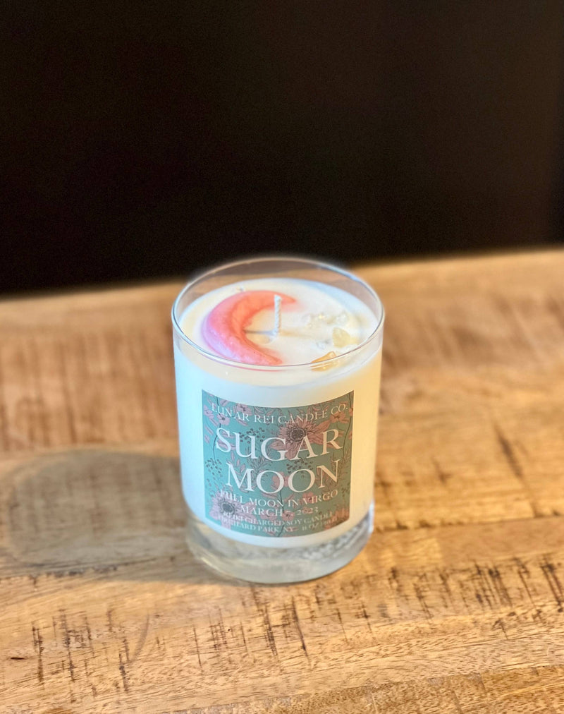 Sugar Moon Reiki Charged Candle