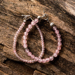 Pink Jade Natural Gemstone Bracelet (2 Styles)