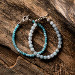 Aquamarine Jade Natural Gemstone Bracelet