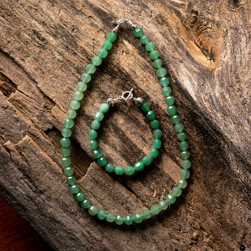 Green Aventurine Energy Prism Necklace or Bracelet