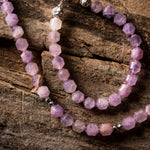 Lavender Jade Energy Prism Necklace or Bracelet
