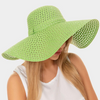 Cutout Straw Sun Hat