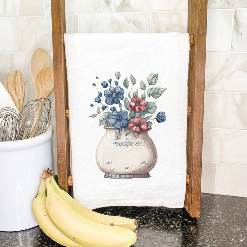 Farmhouse Flowers - Americana Cotton Tea Towel