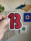 Swiftie Number Thirteen Sticker