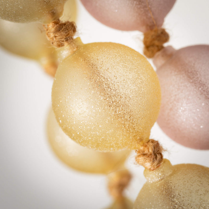 Pink and Yellow Beaded Garlands