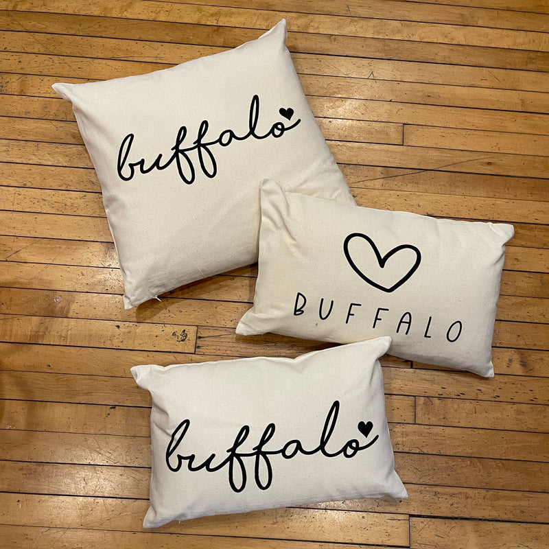 Buffalo Motif Pillows - 3 Styles