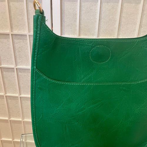 Kelly Green Messenger Bag - No Strap