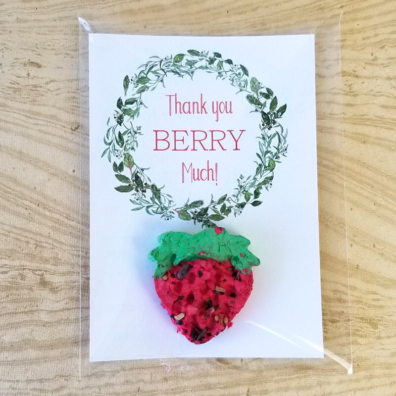 Thank You Berry Much Seed Bomb - Paper Craft Miracles